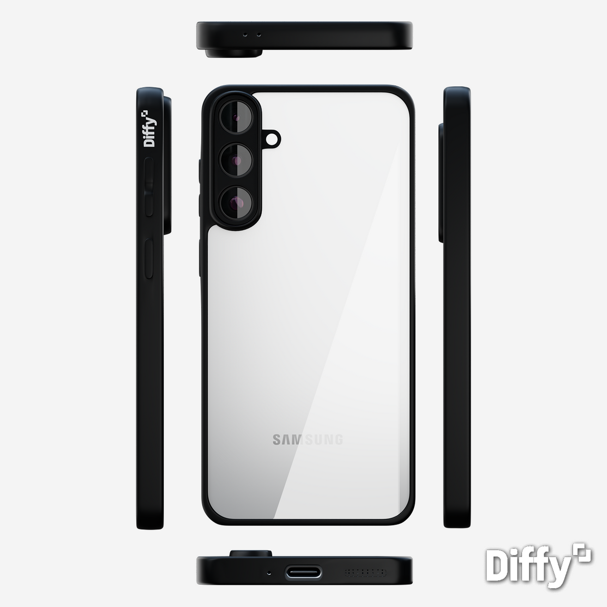 Capa Diffy Hybrid - Galaxy A55, Galaxy A56 e Galaxy A57