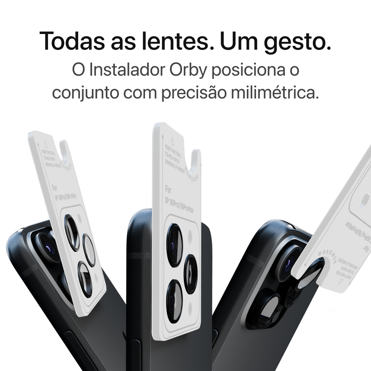 Protetor de Lentes Orby - iPhone 16 Series